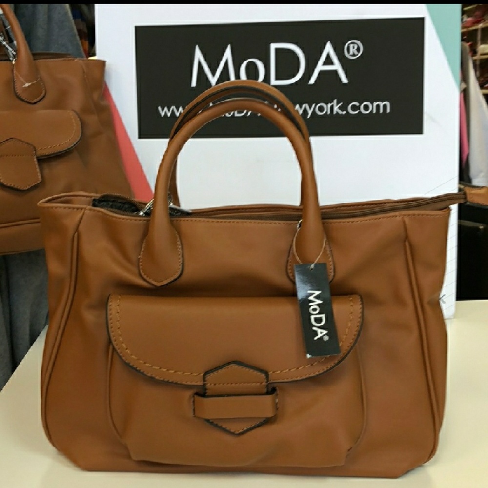 2 left!! LRG premium cognac crossbody tote!.
